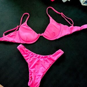 GIUZIO hot pink bikini NWOT